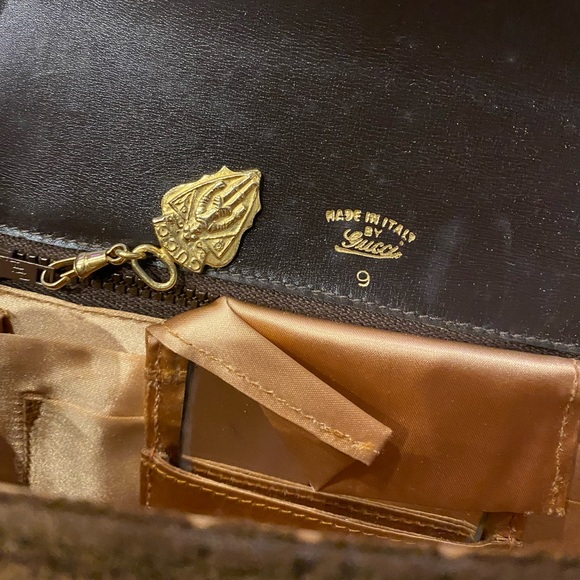 Gucci Rare Early Vintage Large GG Clutch Purse - Picture 9 of 13